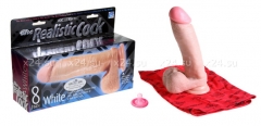 Реалистичный фаллос на присоске The Realistic Cock 8''