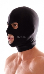 Маска-шлем черная Spandex 3-Hole Hood