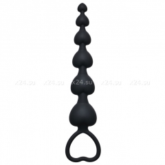 Анальная цепочка с сердечками Heart's Beads