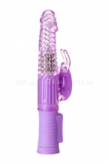 Ротационный вибратор с клиторальным зайчиком A-Toys High Tech Vibrator (8 режимов вибрации, 4 режима ротации)