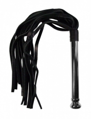 Плеть из натуральной кожи с металличееской рукояткой