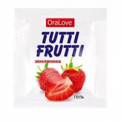 Оральный гель Tutti-Frutti со вкусом земляники (5 шт по 4 г)