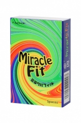 Тонкие латексные контурные презервативы Sagami Miracle Fit (5 шт)