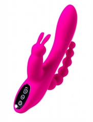 Супер мощный вибратор для тройной стимуляции JOS SPANKY (7 режимов)