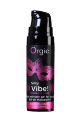 Гель для массажа ORGIE Sexy Vibe Intense Orgasm с покалывающим, разогревающим и охлаждающим эффектом (15 мл)