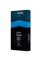 Гладкие особо прочные презервативы DOMINO Extra Strong (6 шт)