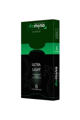 Гладкие ультратонкие презервативы DOMINO Ultra Light (6 шт)