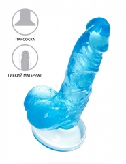 Реалистичный гибкий фаллос на присоске Indy