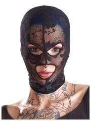 Кружевная маска-шлем с отверстиями для глаз и рта Mask Lace by Bad Kitty