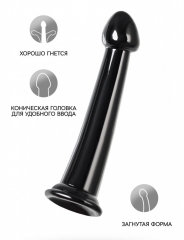 Гибкий гелевый стимулятор на присоске Jelly Dildo M