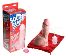 Фаллоимитатор с семяизвержением Squirting Realistic Cock