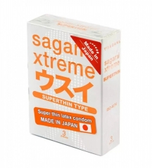 Супер тонкие презервативы Sagami Xtreme Superthin 0,04 мм (3 шт.)