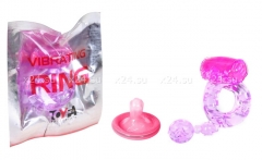 Виброкольцо Vibrating Ring фиолетовый