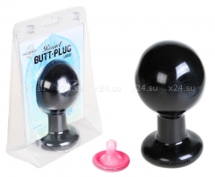 Большой круглый анальный плаг Round Butt Plug